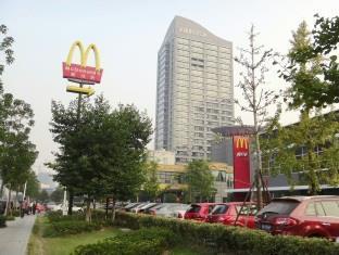 Hangzhou Dushangju Hotel Apartment Binjiang Bagian luar foto