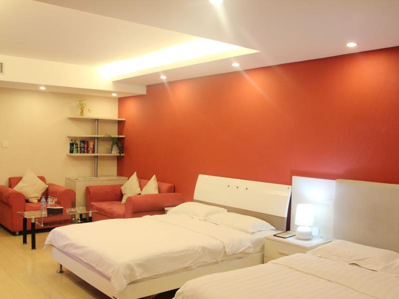 Hangzhou Dushangju Hotel Apartment Binjiang Bagian luar foto